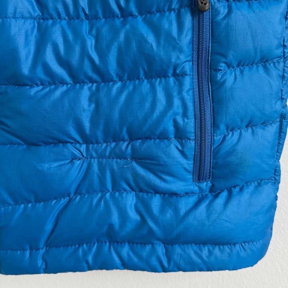 Patagonia Down Vest Men’s Size Small Blue Full Zip Jacket - Picture 4 of 7